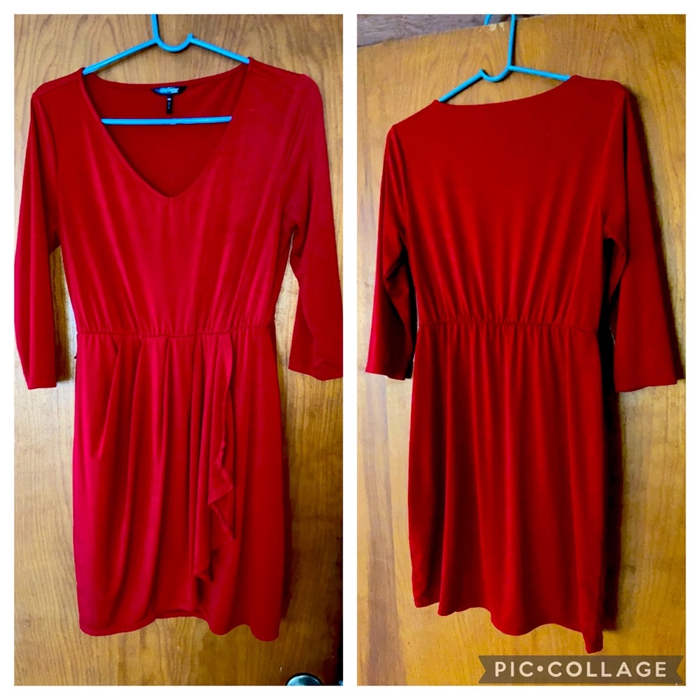 Daisy Fuentes - Petite Medium - Red Mini Dress
